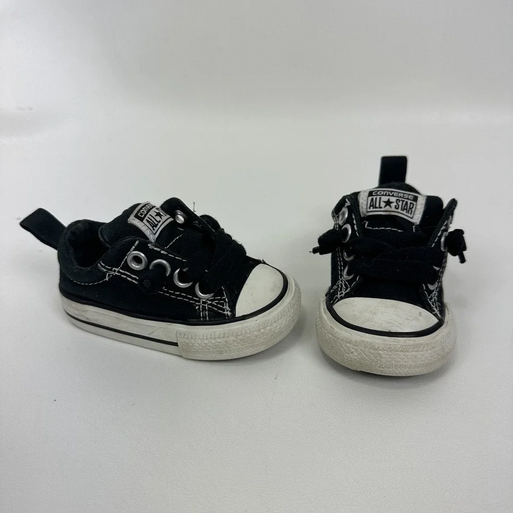Converse Chuck Taylor All Star‎ Street Ox Toddler Shoes Size 3 Black 726090F